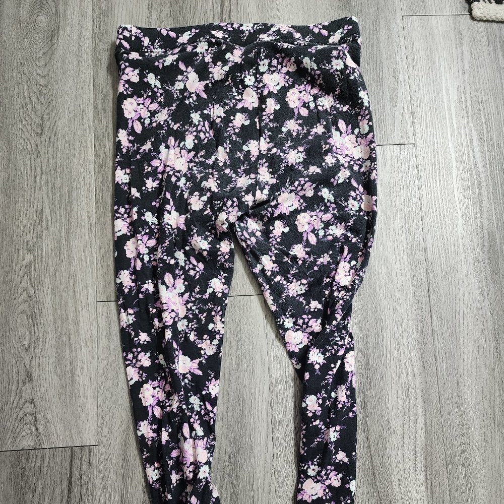 Pink leggings floral VS